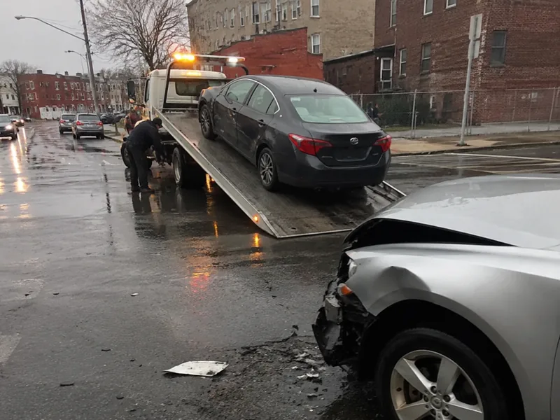 Accident recovery tow in Newark NJ